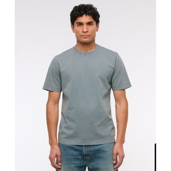 Abercrombie & Fitch Classic Polished Tee XXL Blue-Grey - Picture 6 of 10